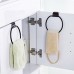 Ozzptuu 2pcs Over the Cabinet Metal Towel Rings Holders Multipurpose Dishcloth Towel Hanger Rack Organizer Used in Kitchen Bathroom - B071J1GGLV